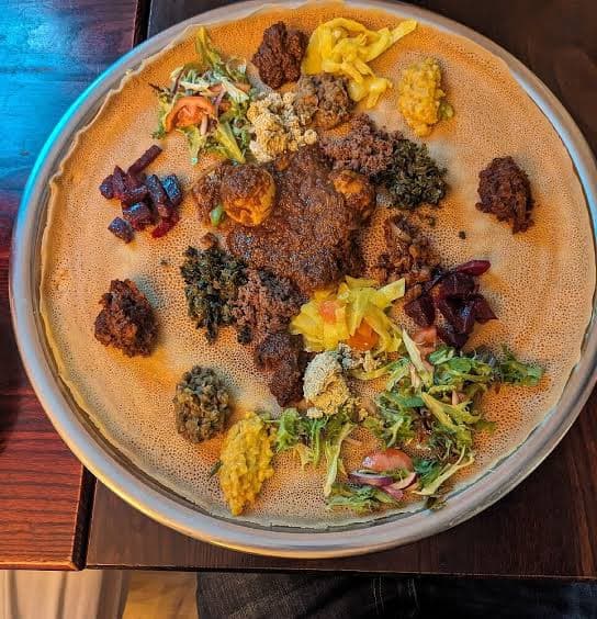 Meat Combo at AXUM Restaurant Leeds