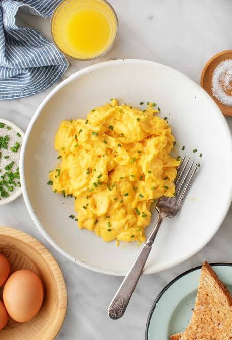 Scrambled Eggs at AXUM Restaurant Leeds